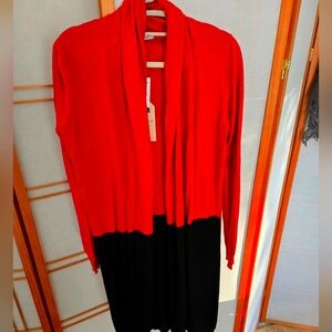 Blue Earth NWT Cashmere Long Cardigan Sweater Small Women